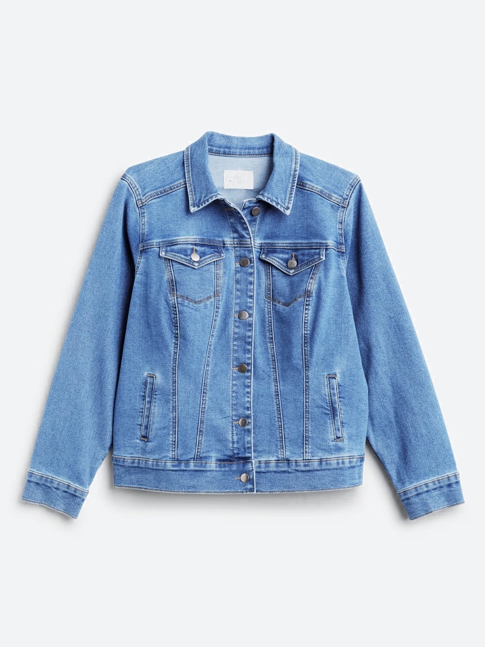 Market & Spruce Light Blue Denim Jacket